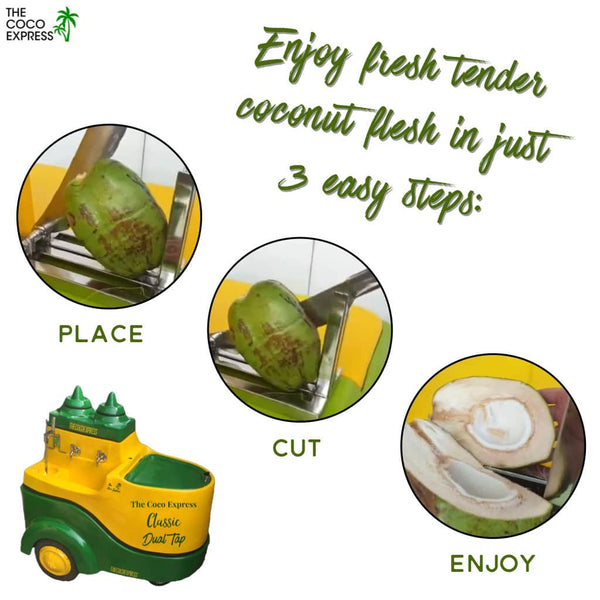 Coconut Cutting Process