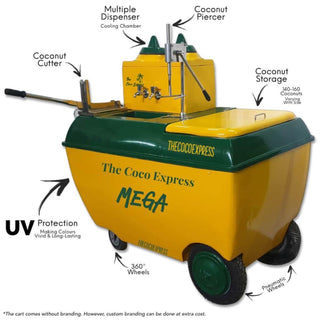 Mega Coconut Water Cart Features