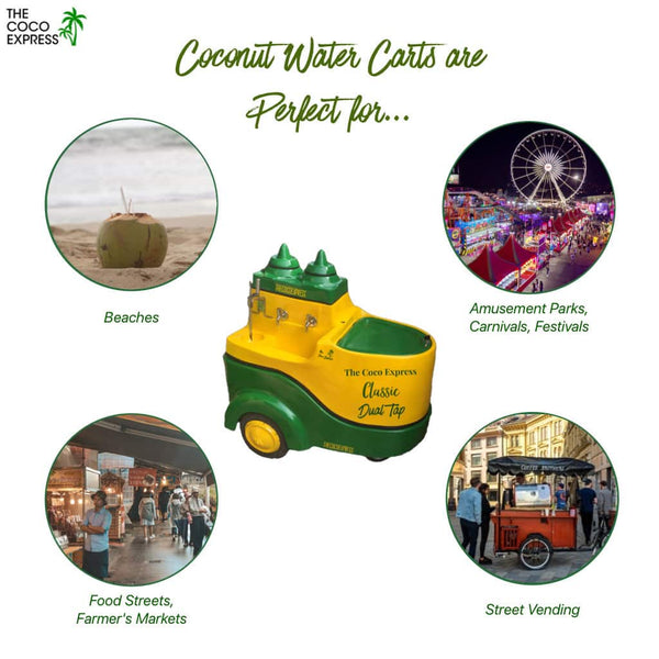 Ideal Locations for Coconut Water Cart